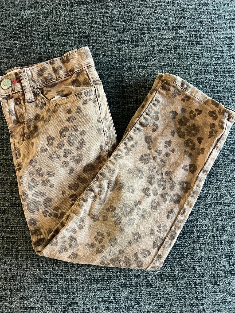 OshKosh B'gosh Leopard-Print Brown Skinny Jeans
